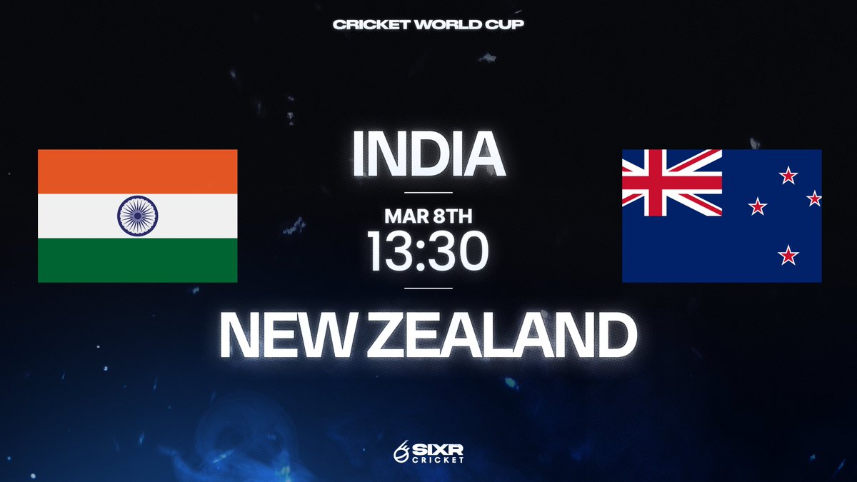 The stage is set. Final showdown!

🇮🇳 India vs 🇳🇿 New Zealand
🏆 T20 World Cup Final

One match. One trophy. 

Get ready to drop your picks on Powerplay. 
powerplay.sixrcricket.com