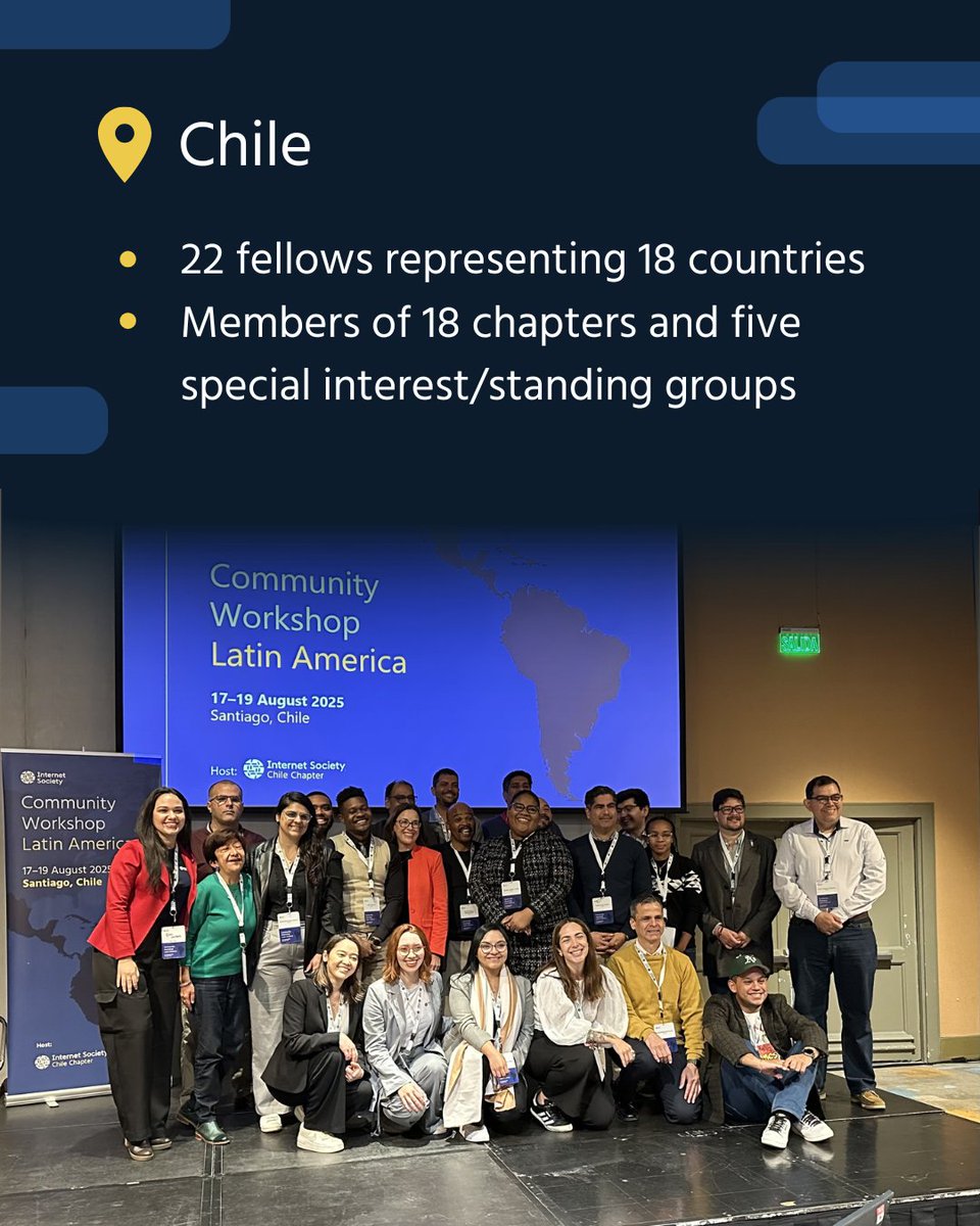 internetsociety's tweet photo. The Internet needs committed advocates around the world, and these advocates work best when they can come together, connect, share insights, and learn from one another. 

That’s why we were thrilled to bring back our in-person Community Workshops last year and kick off our new Community Fellowship with two successful events. 

Learn more about the workshops and sign up for updates on when applications open: https://t.co/uvuqmpWBQf