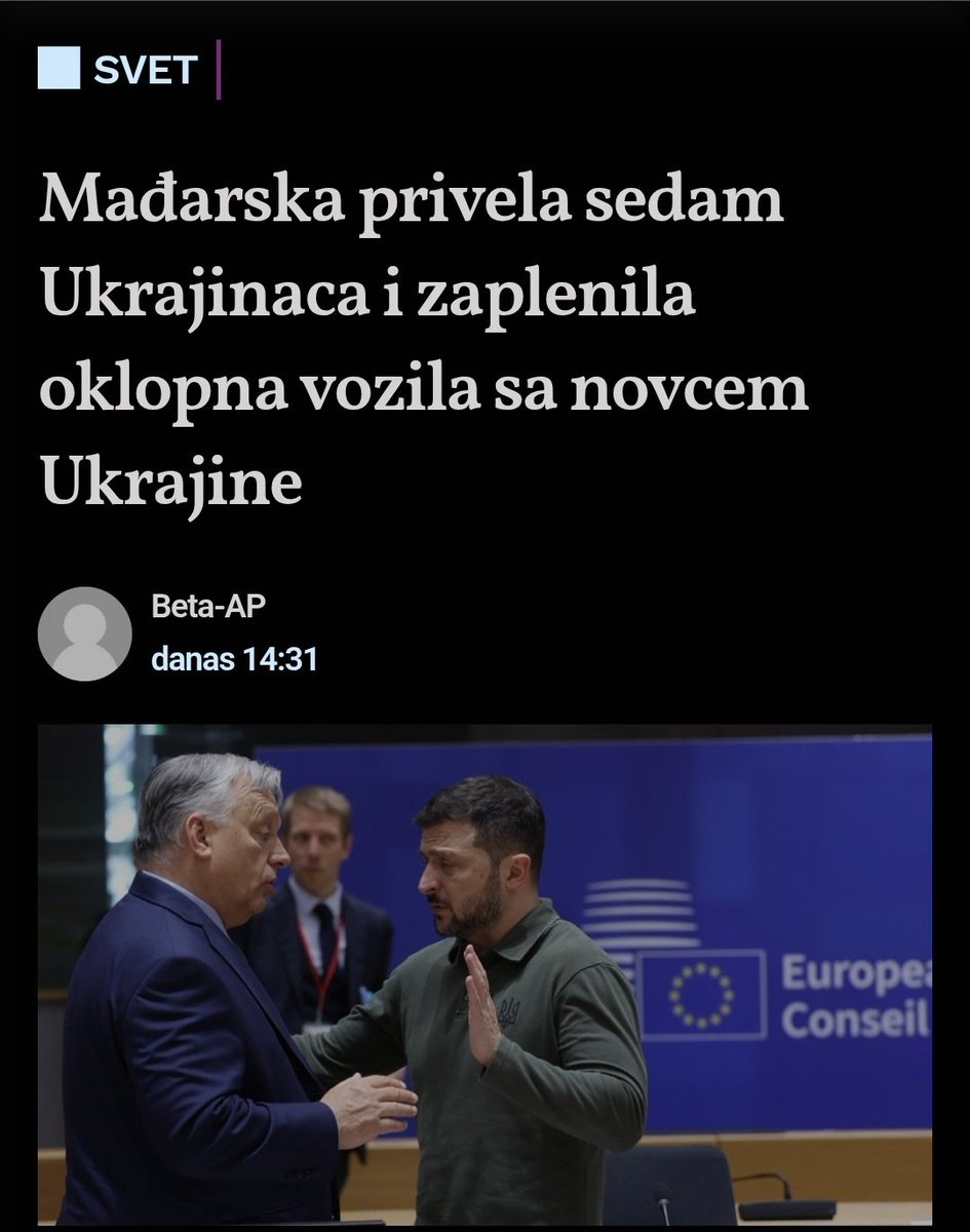 Zaplenjeno je 40 miliona američkih dolara, 35 miliona evra...

Pa ti opet preti Orbanu slino narkomanska