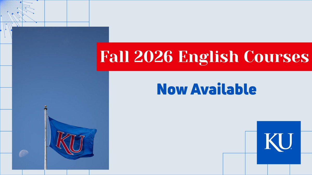 KU Department of English tweet media