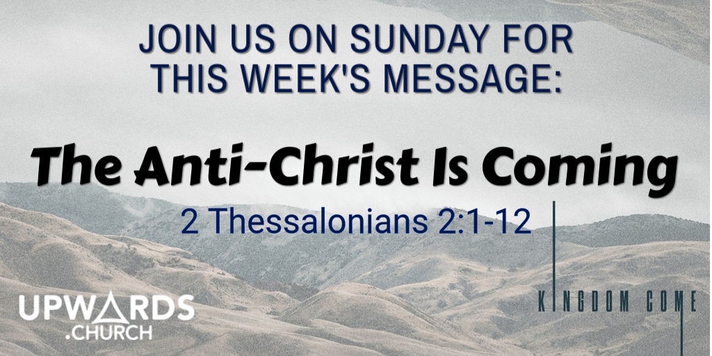 DarrellKoop's tweet photo. Sunday | March 8
The Anti-Christ Is Coming
2 Thessalonians 2:1-12
 
This Sunday, we’ll learn about the character and deceptions of the Anti-Christ. You're invited to join us as we complete our Bible series in 1 &amp; 2 Thessalonians: Kingdom Come. We would love to see you there! https://t.co/QFO8MWjGnG
