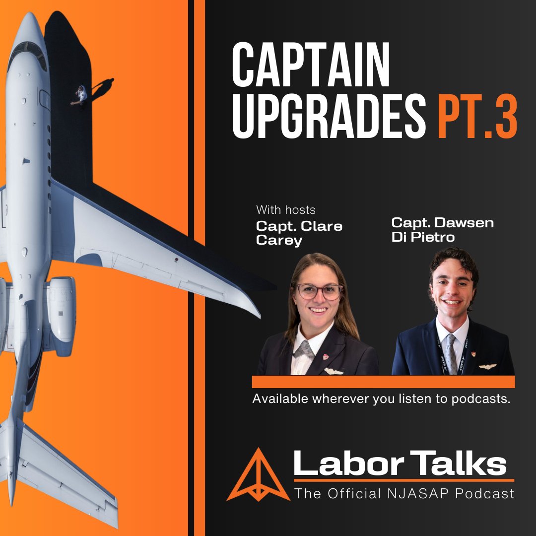 Sharing expectations, timelines and preparedness tips, the final installment of the three-part Captain Upgrades series hits the Labor Talks feed wherever you listen to podcasts.  
#UpgradeJourney #UnionStrong #LaborTalks