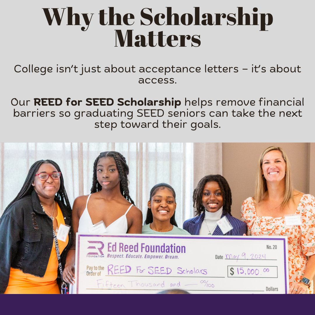 Ed Reed Foundation tweet media