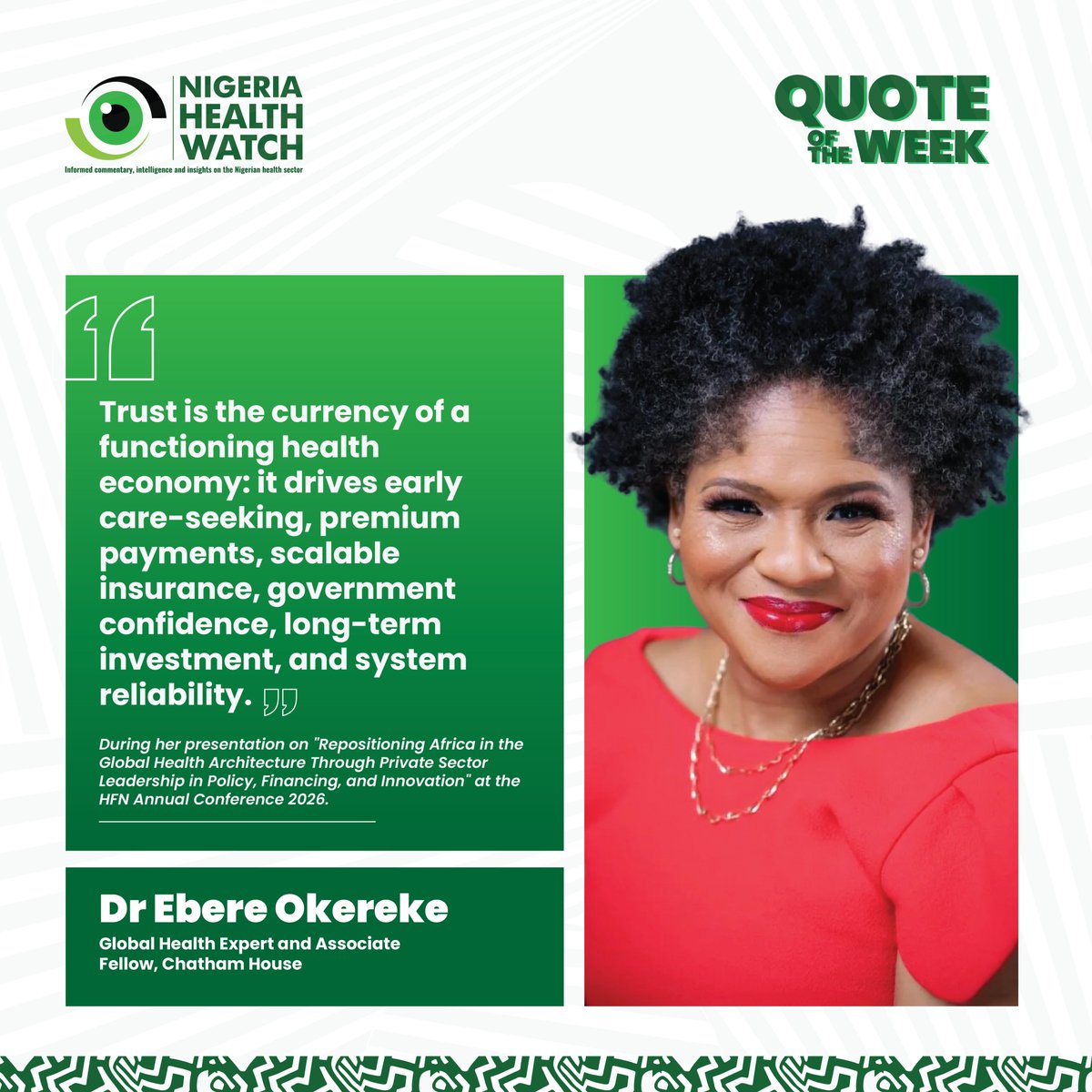 Nigeria Health Watch tweet media