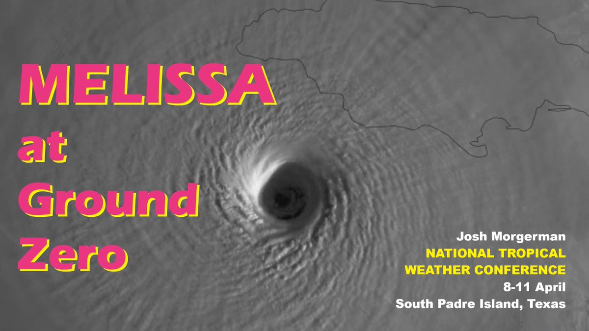 iCyclone's tweet image. Who's going to National Tropical Weather Conference? It's 8-11 April on South Padre Island, TX. This is my FAVORITE #hurricane conference. My presentation this year is gonna be intense: Hurricane MELISSA at Ground Zero. BE THERE. &amp;amp; come say hi. REGISTER: hurricanecenterlive.com