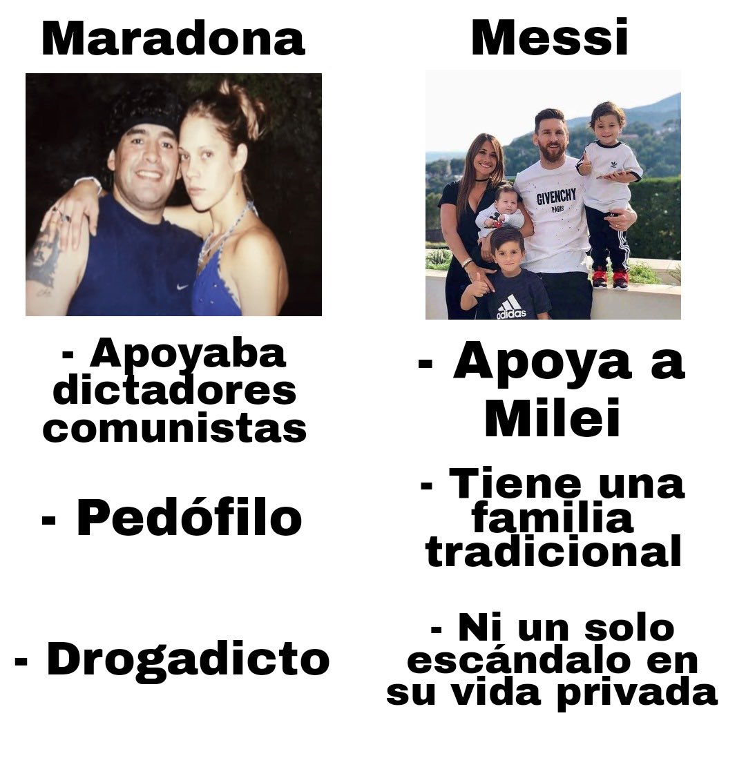 Maradona VS Messi