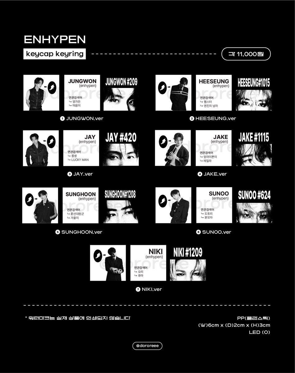 dororeee's tweet photo. ENHYPEN keycap keyring 
#RT 추첨 2분께 원하시는 버전의 키캡 키링을 보내드립니다 

- 03/07 18:00 ~ 3/15 23:59
- 선착 특전 포함
- 주문 수량따라 조기 마감될 수 있습니다

https://t.co/P2RQoQXt4O https://t.co/wIoloWnzCn