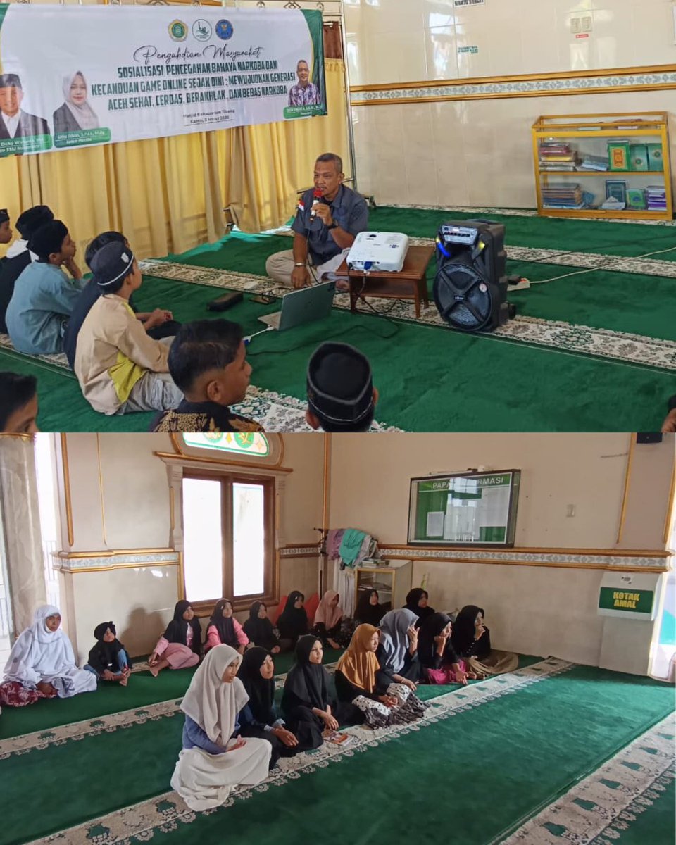 BnnAceh's tweet photo. BNNP Aceh menghadiri undangan penyuluhan narkoba yang diselenggarakan oleh Kampus STAI Nusantara Banda Aceh, kamis (5/3).

Kegiatan penyuluhan dan sosialisasi P4GN dengan tema SOSIALISASI DAN PENCEGAHAN BAHAYA NARKOBA DAN KECANDUAN GAME ONLINE SEJAK DINI 

@infobnn

#acehbersinar https://t.co/fVGuQ7eAXs