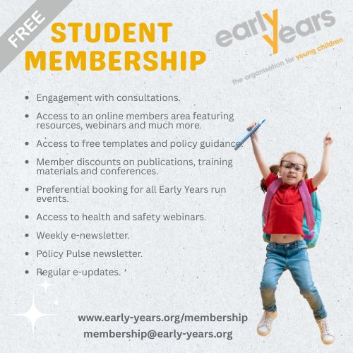 earlyyearsorg's tweet image. We recently attended Queen's University Spring Career's Fair👩‍🎓 

Our student membership is open to anyone who is undertaking a qualification in the care &amp;amp; education of children or young people. 

Register here; lnkd.in/gTuATpry

#earlyyears #earlylearning