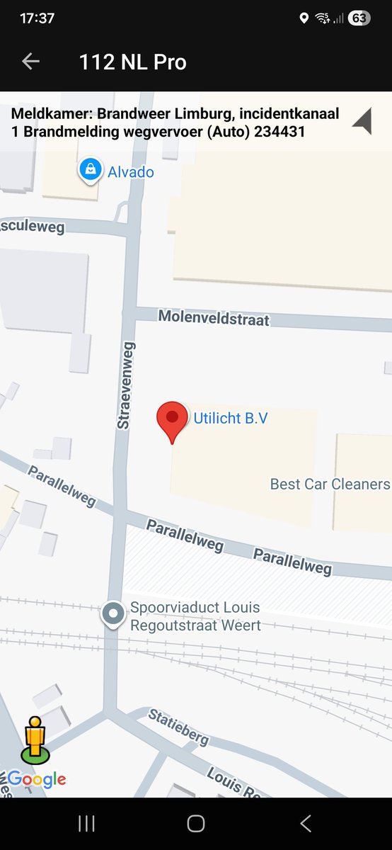 Ongeval wegvervoer op Straevenweg in Weert