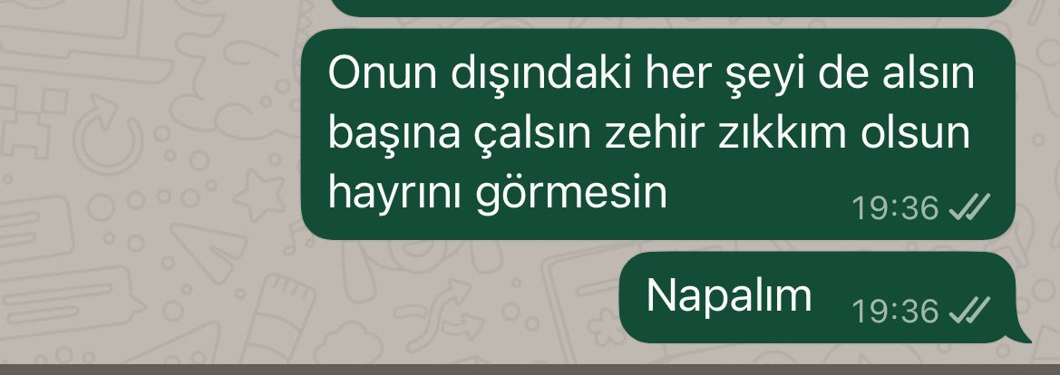 Kankamın eski eşine karşı iyi dileklerim