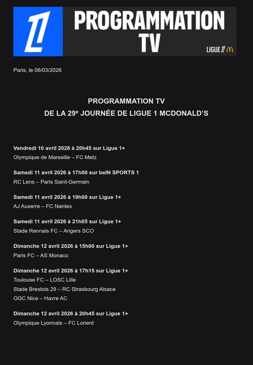 PROGRAMMATION L1 - J29 🇨🇵

Mais oui, mais oui !
