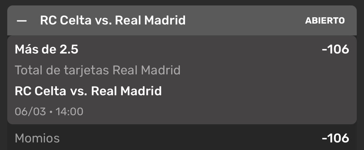 Sweat_Picks1's tweet photo. Así vamos hoy en el partido del Real Madrid 😎 https://t.co/HtsNEpwHVz