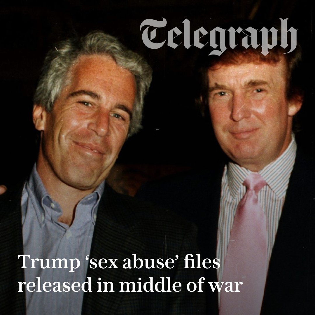 Dawood418's tweet photo. Telegraph reports, new FBI files reveal a woman, aged 13–15, alleges sexual assault by Donald Trump in the 1980s, previously missing from the Epstein files.
#TrumpEpsteinCoverUp https://t.co/xBmJiRqNLe