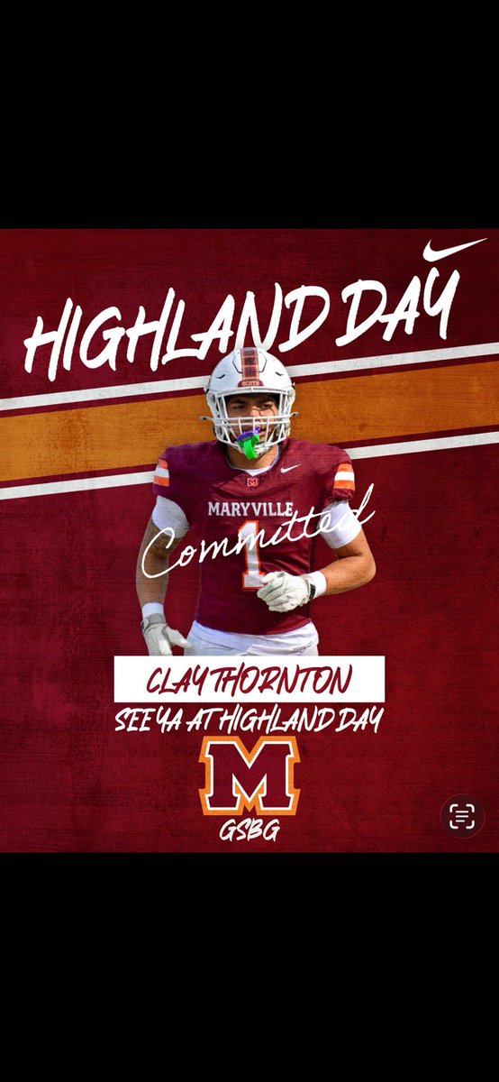 ClayThornton58's tweet photo. Back in Maryville tomorrow!  @QBCoachFox @ConnorPylkas_FB @_CoachDMartin @MCScots @MaryvilleC @MCScotsFootball @CoachMacMCScots https://t.co/fEy4gTrxlS