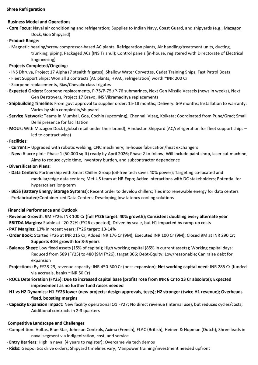 sachprat07's tweet image. Arihant Bharat Connect Conference March '26:

👉Day 1: 

💠Sathlokar Synergys E&amp;amp;C Global
💠Prime Cable Industries
💠Taurian MPS
💠Shree Refrigerations
💠Silkflex Polymers
💠Classic Electrodes
💠TBI Corn
💠Dar Credit &amp;amp; Capital

#sathlokar #ssegl #primecab #primecableindustries