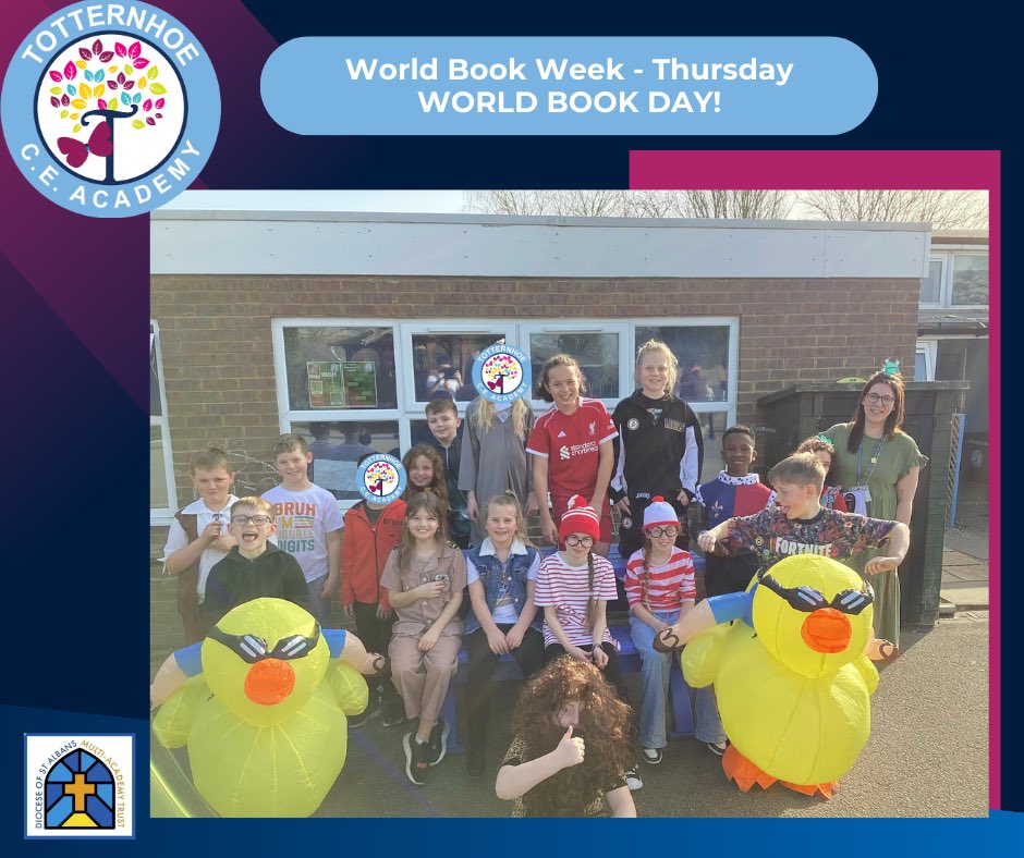 TotternhoeCE's tweet photo. 📚 World Book Day 

Thank you to all the families that put together some amazing costumes for @WorldBookDayUK Here are just a few and great day was had by all. Especially with our special lunch menu from our catering team. https://t.co/z2FJ8PmZ1x