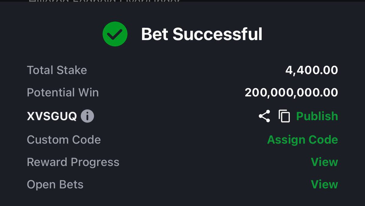 Favourite Team To Score1 longshot 

Friday to Sunday 

32k odd 

Code: XVSGUQ

500 odd edit here on telegram 👇👇👇👇👇

t.me/Bossnationn