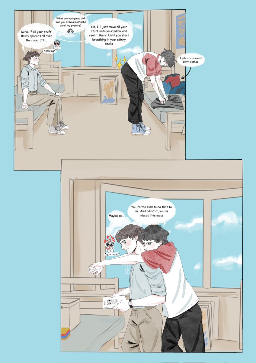 #byler × #collegeau 
part 1