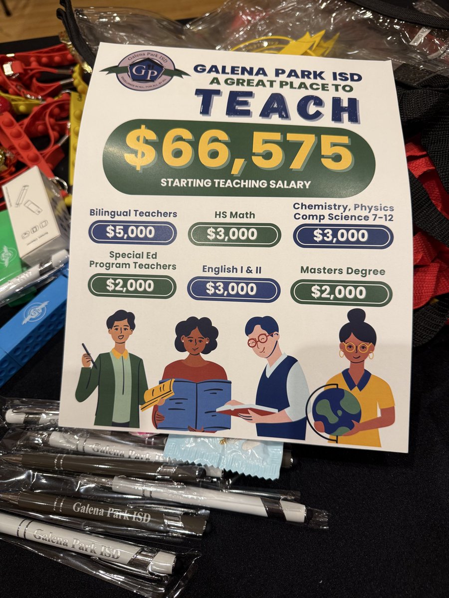 Come see me at the SFA job fair! Learn more about what makes GPISD a GREAT place to be! 🍎📚🚌