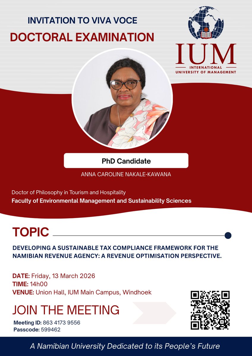 International University of Management tweet media