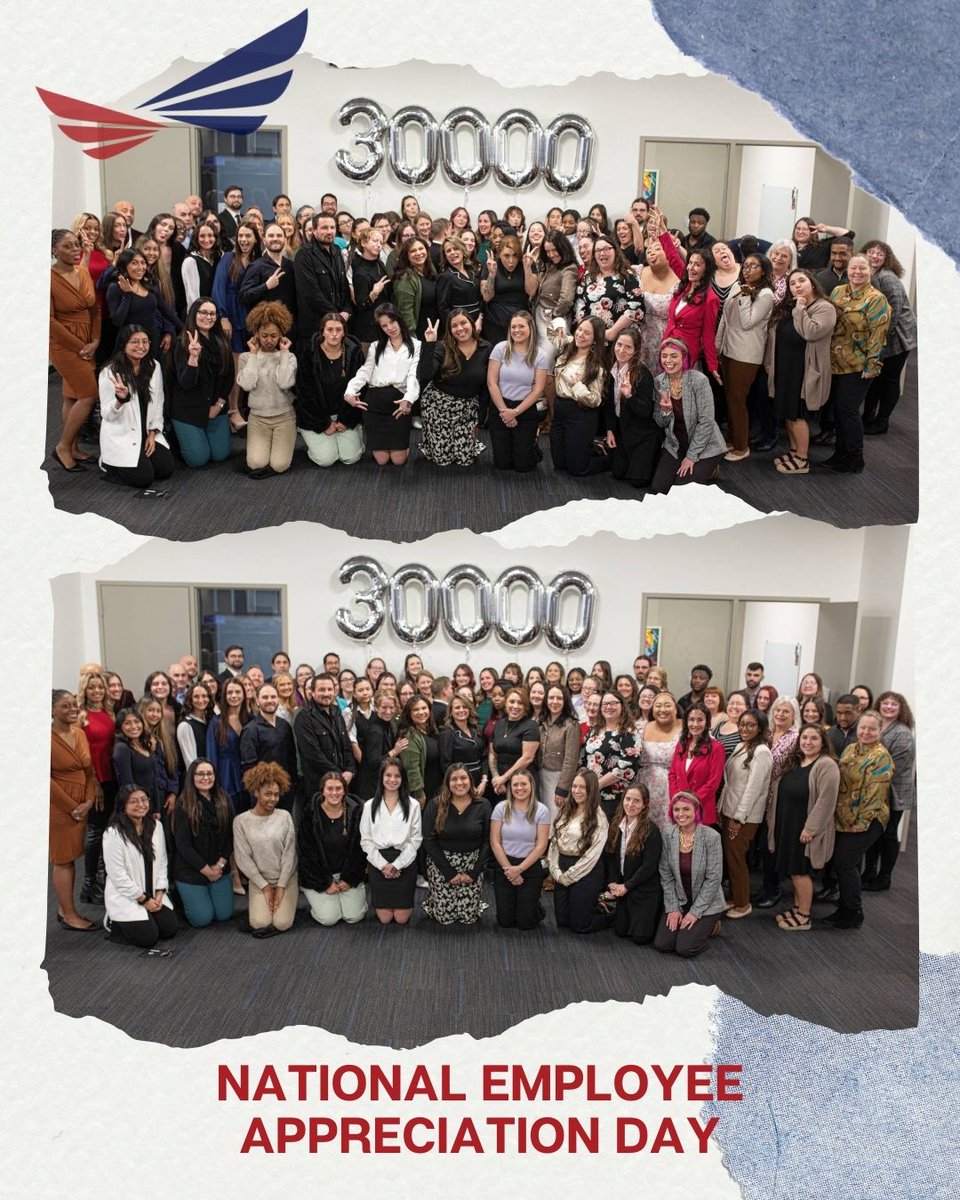 PatriotAngels's tweet photo. On National Employee Appreciation Day, we’re recognizing the incredible team that makes everything we do possible. Because of their relentless work for Veterans and their families, Patriot Angels has helped secure 30,000+ VA Aid &amp; Attendance approvals!

#Veterans #VAbenefits https://t.co/lopR4n6URy