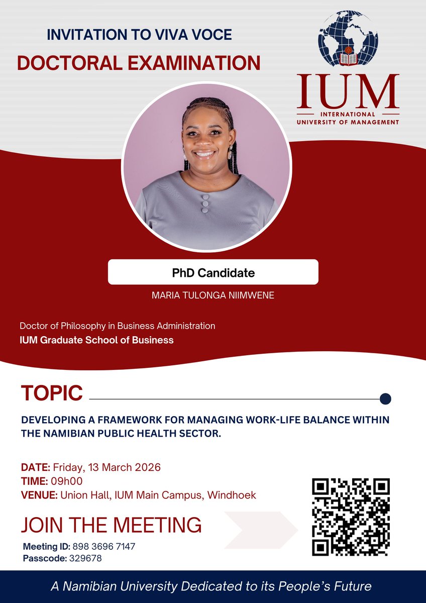 International University of Management tweet media