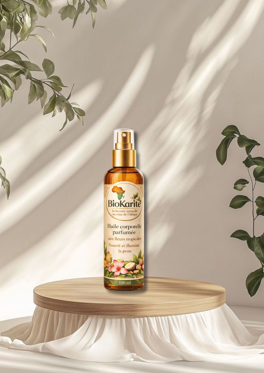 biokarite06's tweet photo. 🌺 Envie d’une peau douce et parfumée ?

L’huile corporelle BioKarité aux fleurs tropicales nourrit intensément la peau et laisse un parfum exotique irrésistible. ✨

Hydratation, douceur et évasion… dans un seul soin.

#BioKarite #Karite #SoinNaturel #BeautéNaturelle https://t.co/usjSXcQBU4
