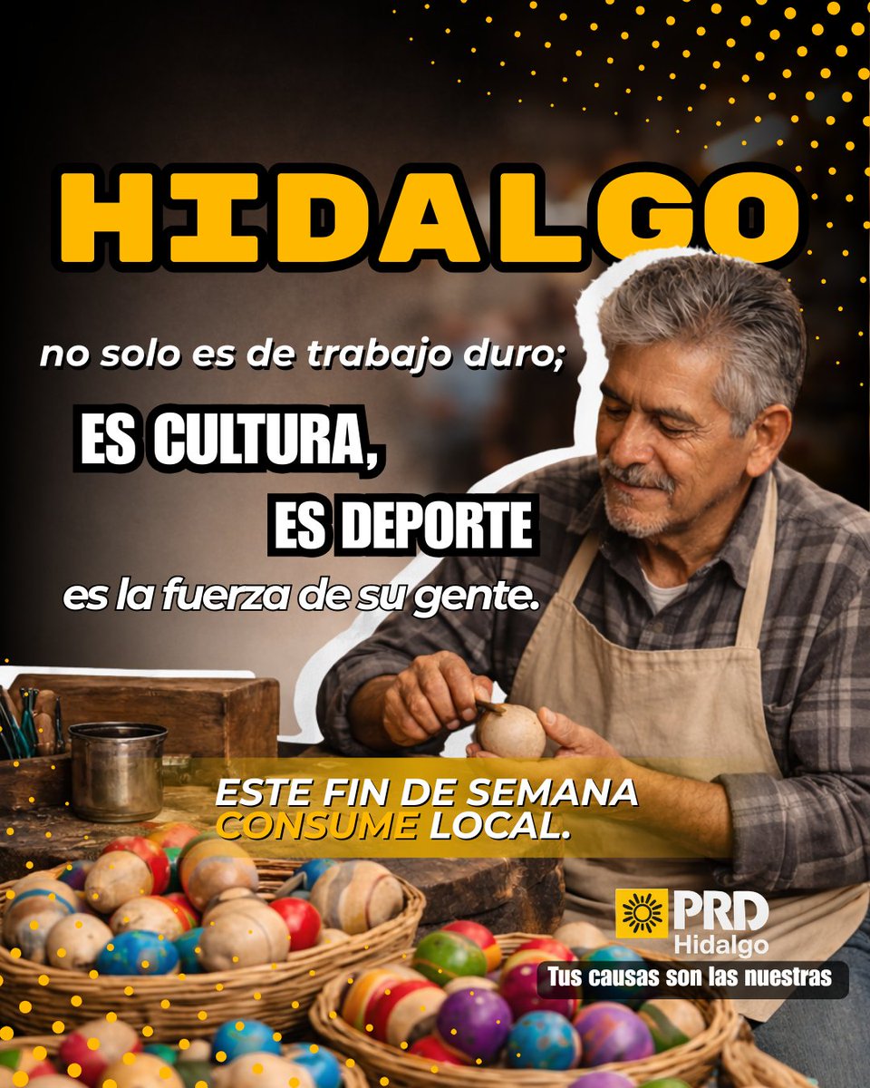 _PRD_HIDALGO's tweet photo. Este fin de semana celebremos nuestra cultura, apoyemos a los nuestros y ¡consumamos local! ☀️🤝
#PRDHidalgo #ConsumeLocal #OrgulloHidalguense #TusCausasSonLasNuestras #Hidalgo #EconomíaLocal https://t.co/kzJyLcWZFK