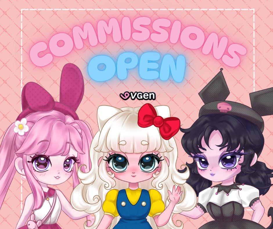 melinesa13's tweet photo. 🌻COMMISSIONS OPEN 🌻

Via Vgen, DM or Email: 

♥ https://t.co/R3XndxUHGD 
♥ melinesa1313@gmail.com
♥ @melinesa13 (Ig / X)  

Rt appreciated🔄💗
Any questions, contact me via DM.

1/2 

#commissionsopen #Commission #CommissionsArt #VGenOpen https://t.co/xJKgWV3TIR