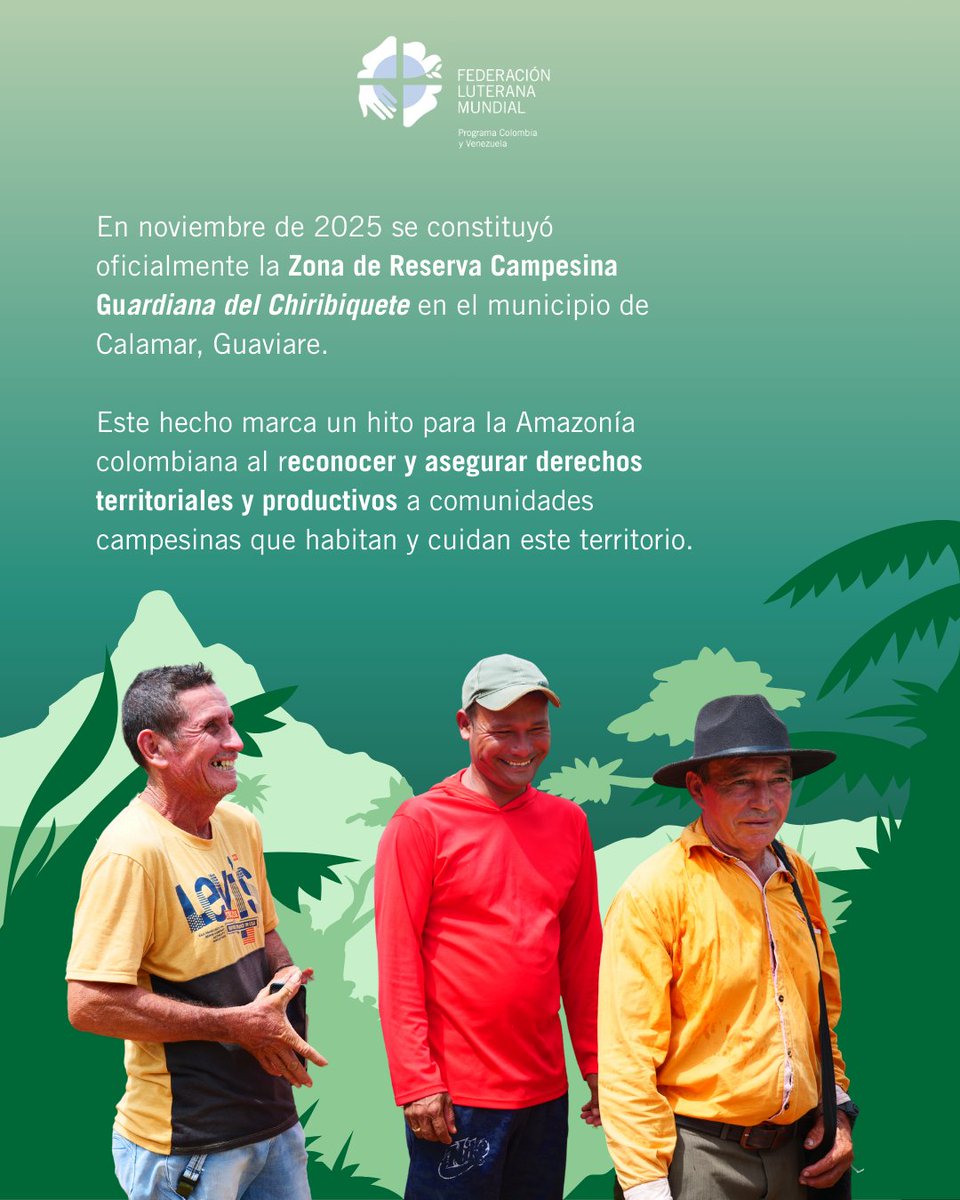 Federación Luterana Mundial Colombia y Venezuela tweet media