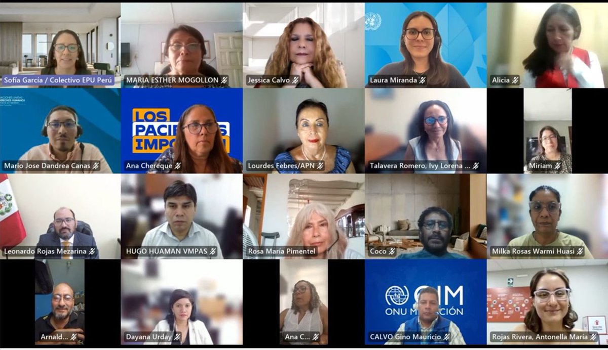 Naciones Unidas Perú tweet media