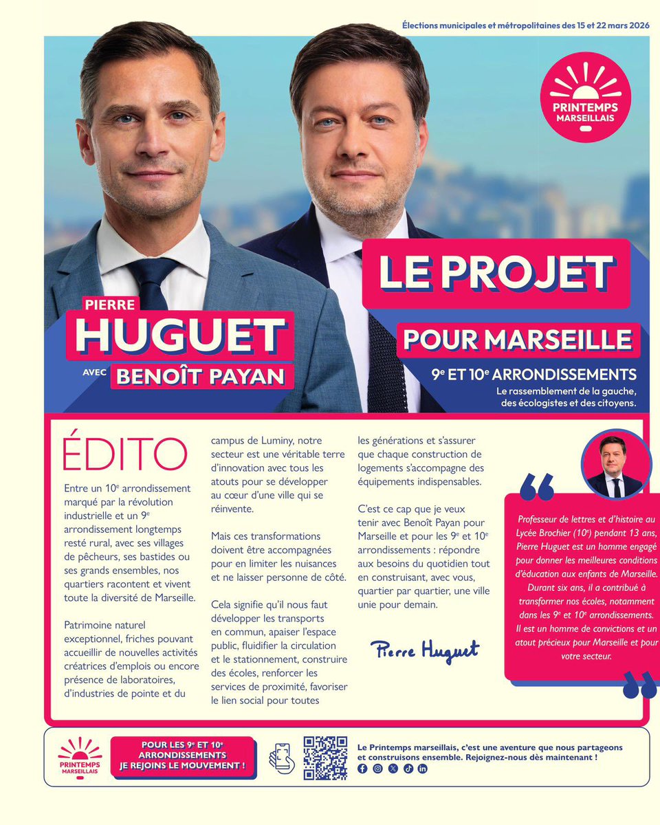 Pierre Huguet pour Marseille 9·10 tweet media