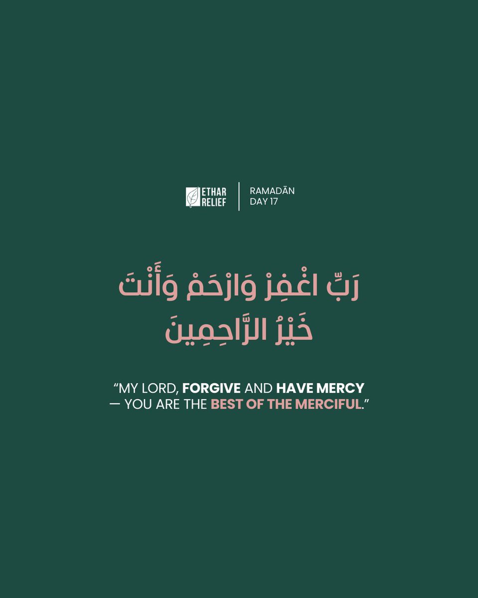 Ameen 📿🤲🏽
Prepare your donation plan. Will you give every night? Sign up for our Last 10 Nights automation now! 
Direct link: etharrelief.org/?form=FUNRKVEQ…

#Last10Nights #LaylatulQadr #RamadanFinale #PlanAhead