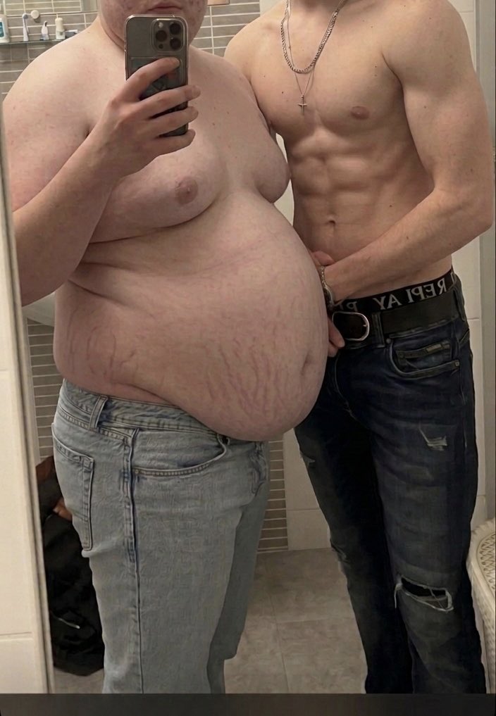 FitToFatBelly's tweet photo. He turned his piggy into a useless cum dumpster always ready to serve the superior alpha male🐽 https://t.co/LZTc2Hgdbx