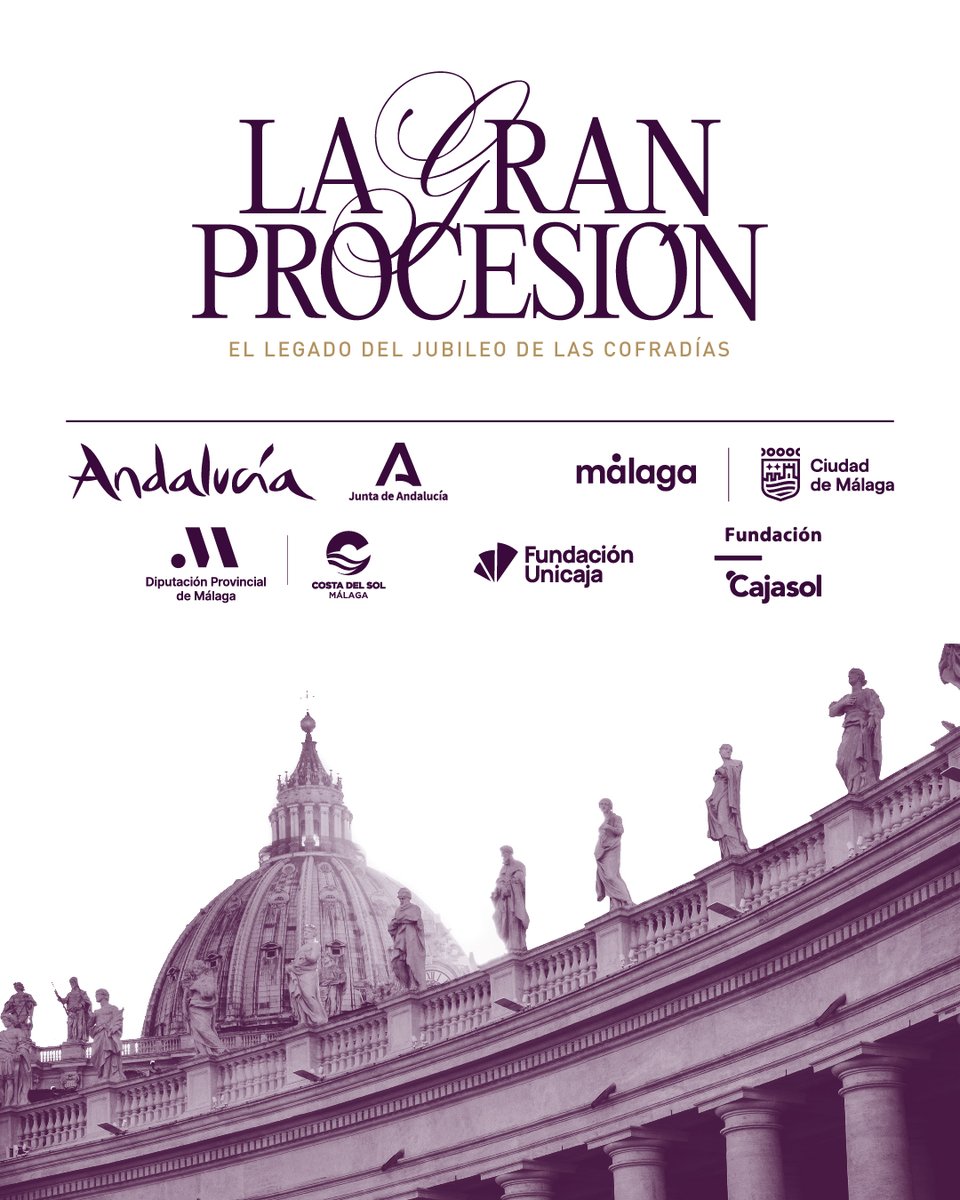Este es el programa del Congreso Internacional “La Gran Procesión: El legado del Jubileo de las Cofradías”, que se celebrará en Málaga los próximos 18 y 19 de marzo.

📝  Puedes realizar tu inscripción en:
congresocofradesenroma.com

#ProcesiónRoma25