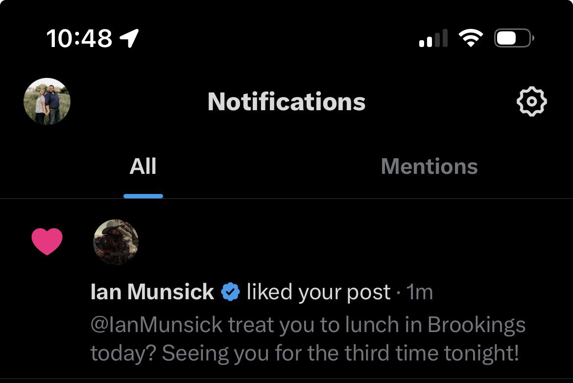 DallisVanderWal's tweet photo. @IanMunsick does this mean yes? I’ll pay! Shoot me a message and we’ll set ya up. (Could even throw in some Wagyu-X steaks from my own cow herd) https://t.co/g9gNoyck6L