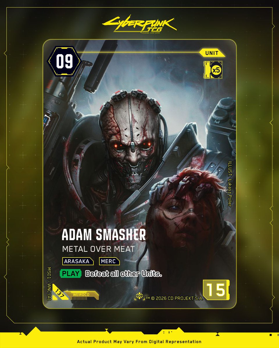 Cyberpunk Trading Card Game tweet media