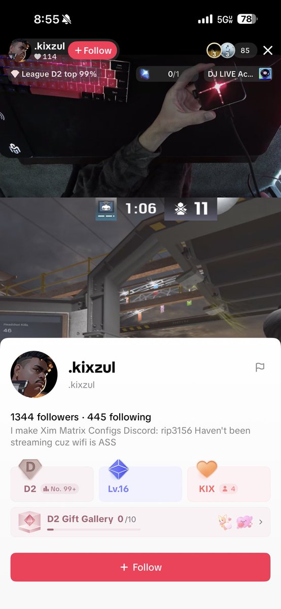 PurpleJew69's tweet photo. Hey @Rainbow6Game @UbisoftSupport you guys need to ban this guy promoting Xim Matrix on his channel and having a recoil script that makes everything no recoil his username is the same as his TikTok https://t.co/ALzJxIsbPn
