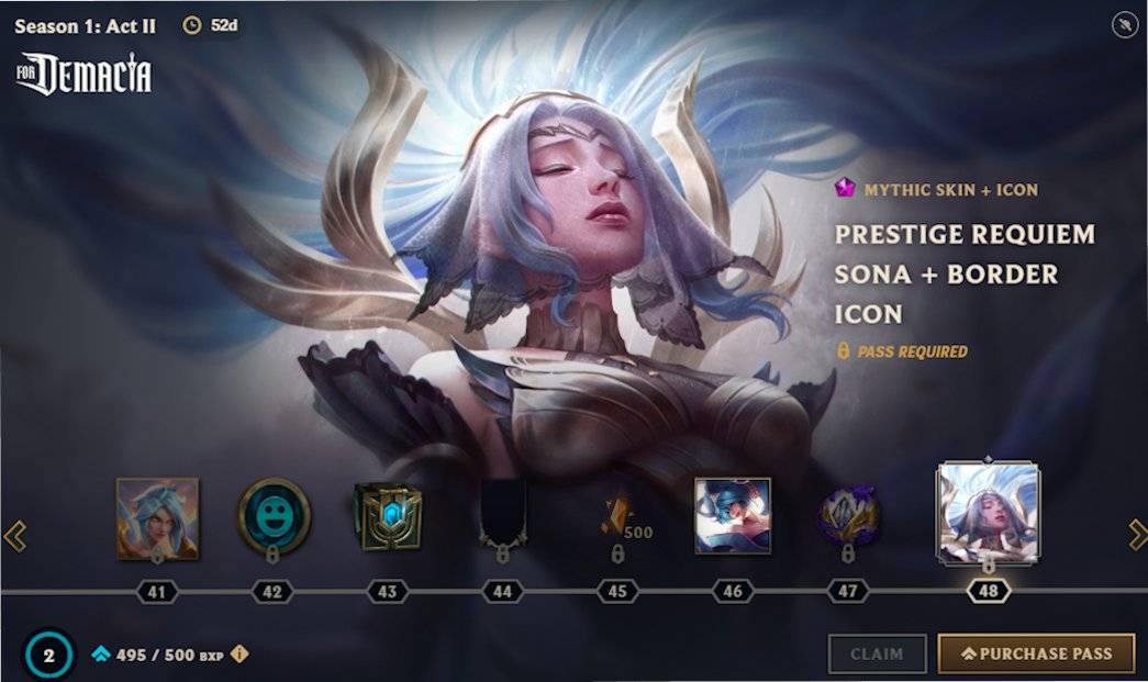 feviknight's tweet image. ~~~~DEMACIA BATTLE PASS II GIVEAWAY~~~~

⬇️HOW TO ENTER⬇️
-Follow me
-Retweet/Like this
-Tag a friend below in comments (ALL REGIONS)

🎁WINNERS GET🎁
-Demacia : Act 2 Battle Pass (1650rp value)

🗓️ENDS APRIL 1ST🍀Good luck everyone! ( •̀ ω •́ )✧ #LeaguePartner #LPP