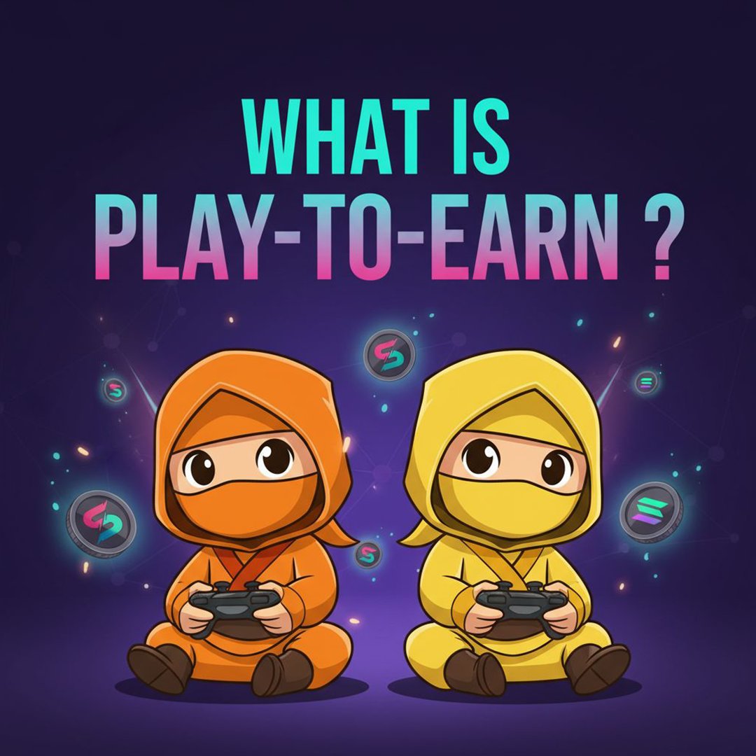 💡 What is Play-to-Earn ?

🎮 Play-to-Earn (P2E) is a type of game where players can earn real digital assets while playing.

🌟 In these games
🗡️ Items are NFTs
🎁 Rewards are crypto tokens
🔁 Players can trade or sell what they earn

⭐ This is possible because the game runs on