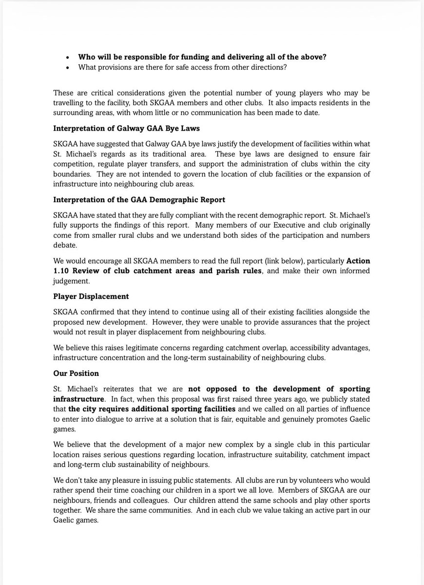 St Michaels GAA Club tweet media