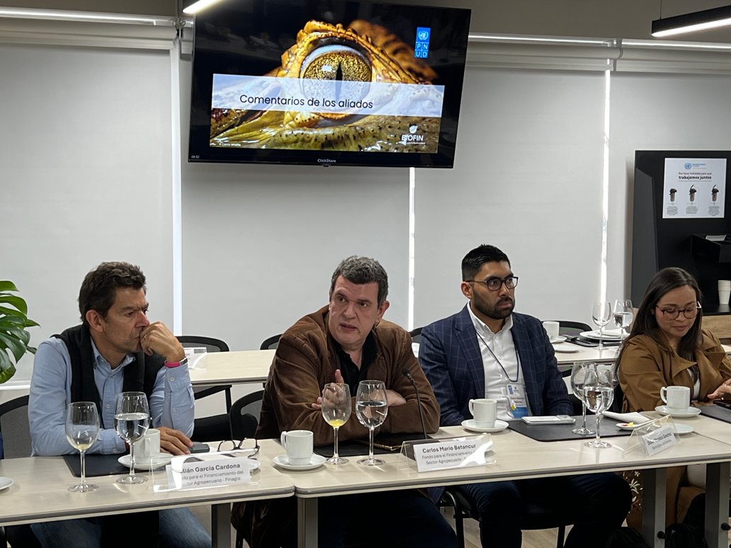PnudColombia's tweet photo. En 10 años, BIOFIN Colombia ha demostrado que las finanzas pueden estar al servicio de la vida 🇨🇴🌿

Desde fondos comunitarios en La Mojana hasta créditos más verdes para el campo con cerca de 14,2 millones USD movilizados y 547 millones USD catalizados para este fin.

¡Seguimos y seguiremos sembrando #PazConLaNaturaleza! 🌍💚 #InvertirEnNaturaleza