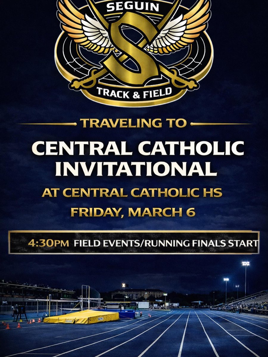 SeguinISD's tweet photo. Matador Nation, we are sending good vibes to our track team today as they head to Central Catholic High School for an invitational track meet. #MatadorNation https://t.co/LhjxIKKLhc