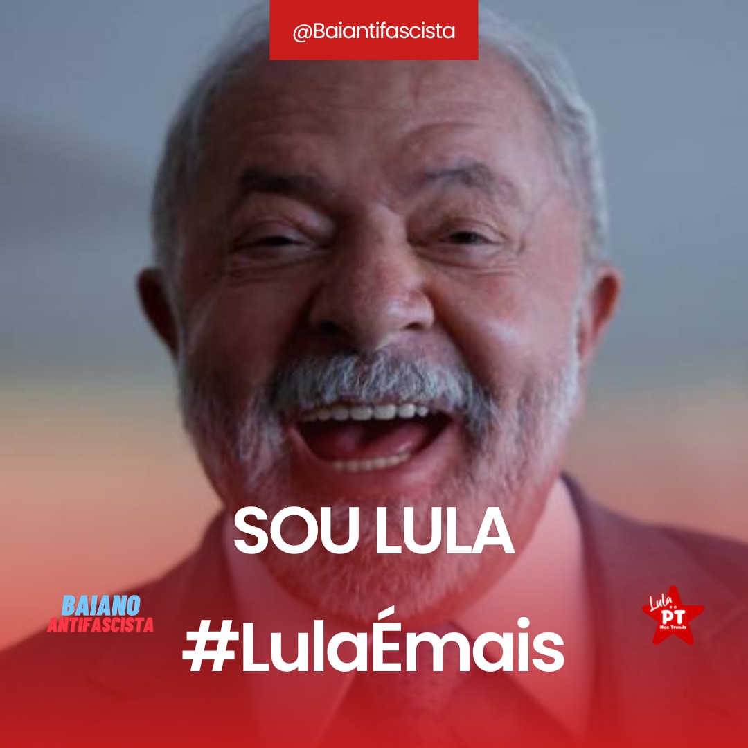 XUITAÇO SDV RT 16
SOU LULA
#LulaÉmais
🚩1⃣3⃣🚩