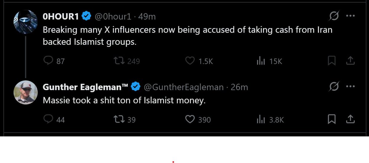 We call this projection. Top is a Mossad account, Gunther is a paid propagandist. <a href="/0hour1/">0HOUR1</a> blocked me for calling his bullshit out. <a href="/GuntherEagleman/">Gunther Eagleman™</a> never responds to dissent.