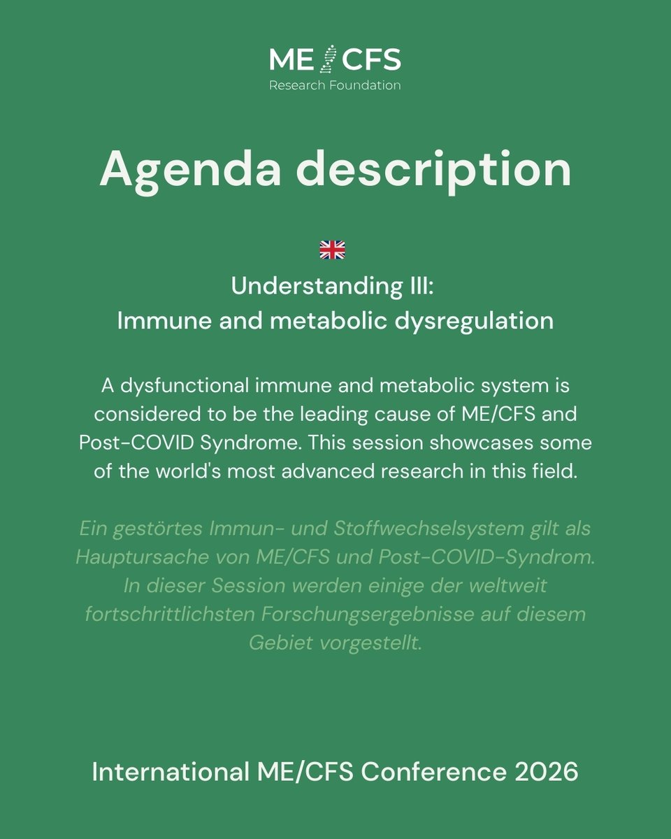 ME/CFS Research Foundation tweet media