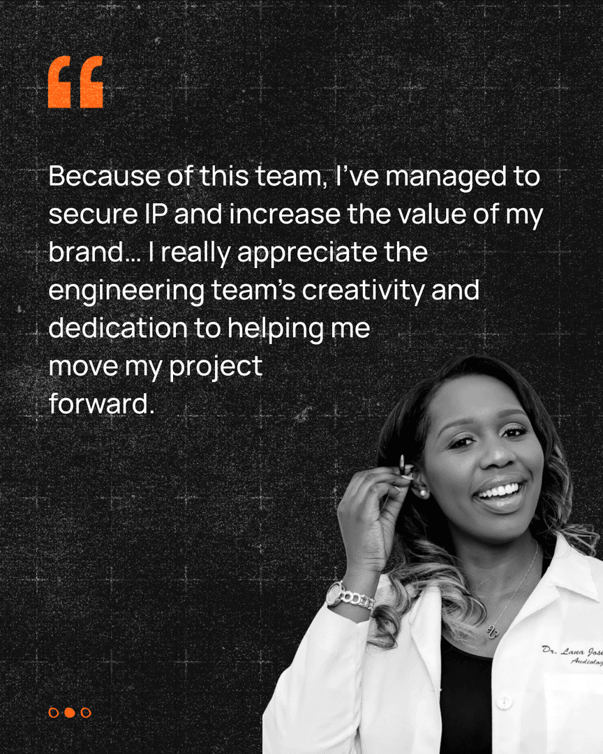kickrdesign's tweet photo. This founder developed her product, secured her IP, and increased her brand's value, all because she chose the right product development partner. 

#KickrDesign #ProductDevelopment #JRUMZ https://t.co/l7CttU9Ep2