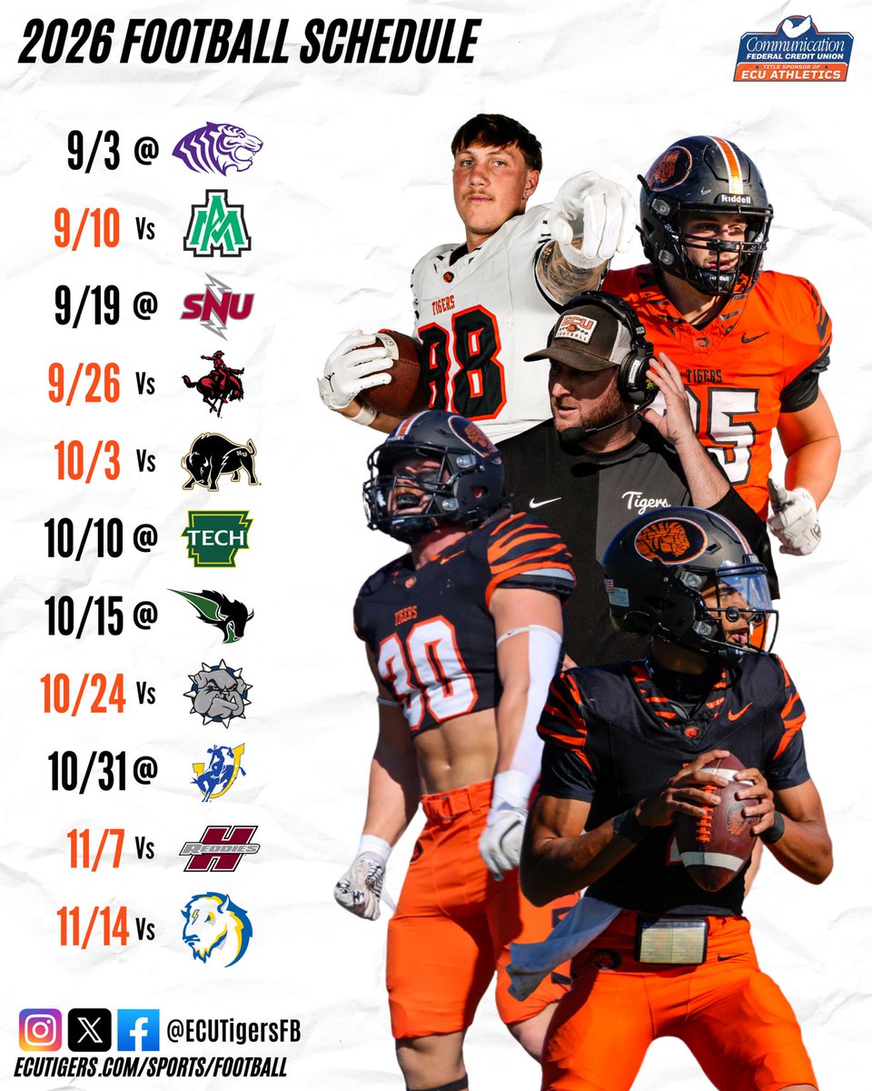 ECU Tigers Football tweet media