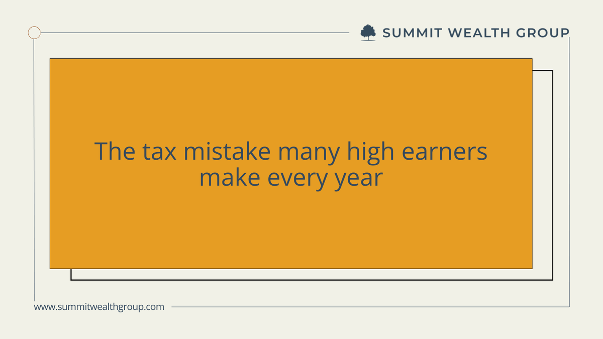 summitwealthgrp's tweet photo. Many households focus on filing taxes correctly. 

Far fewer focus on whether they’re paying more than necessary. 

Tax planning isn’t just about April. 

It’s about decisions made throughout the entire year. https://t.co/Sw3jmoOxFB